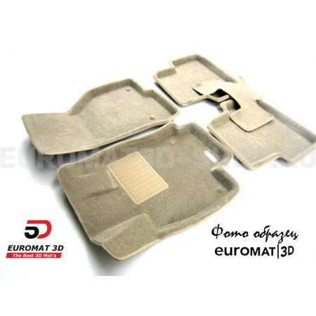 Текстильные 3D коврики Euromat3D Business в салон для Nissan Murano (Z51) (2009-2015) № EMC3D-003704T Бежевые Текстильные 3D коврики Euromat3D Business в салон для Nissan Murano (Z51) (2009-2015) № EMC3D-003704T Бежевые