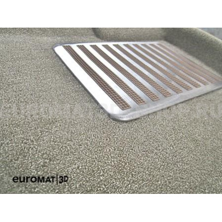 Текстильные 3D коврики Euromat3D Lux в салон для Lexus ES (2015-) № EM3D-003214T Бежевые