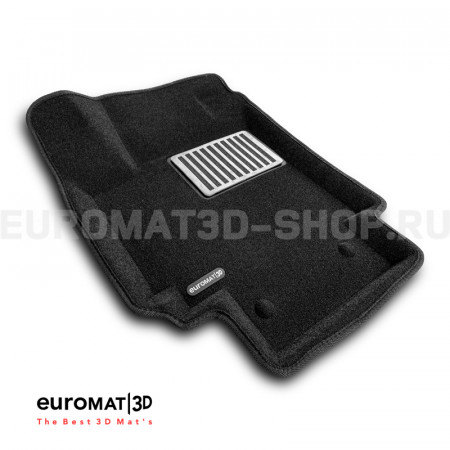 Текстильные 3D коврики Euromat3D Lux в салон для Hyundai Creta (2016-2020) № EM3D-002728 Текстильные 3D коврики Euromat3D Lux в салон для Hyundai Creta (2016-2020) № EM3D-002728