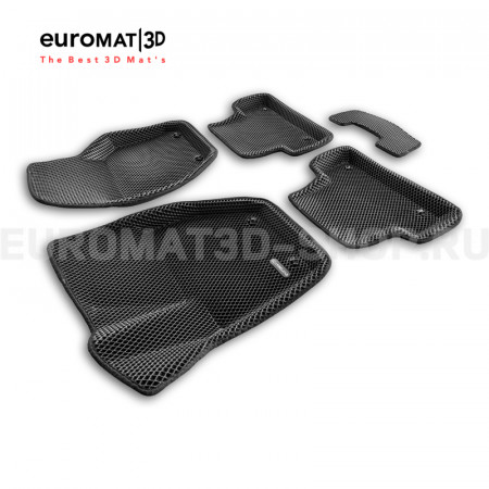 3D коврики Euromat3D EVA в салон для Volvo V40 (2012-) № EM3DEVA-005503