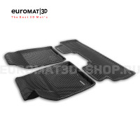 3D коврики Euromat3D EVA в салон для Jetour T2 (2023-) № EM3DEVA-000023