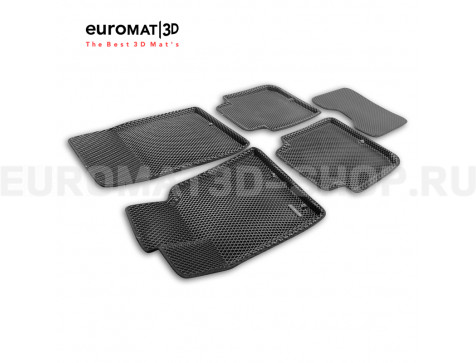 3D коврики Euromat3D EVA в салон для Hyundai Equus (2013-) № EM3DEVA-002928
