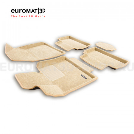 Текстильные 3D коврики Euromat3D Business в салон для Changan UNI-T (2023-) № EMC3D-001333T Бежевые Текстильные 3D коврики Euromat3D Business в салон для Changan UNI-T (2023-) № EMC3D-001333T Бежевые